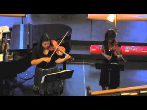 Amy Culbreath - J.S. Bach - Concerto for 2 violins