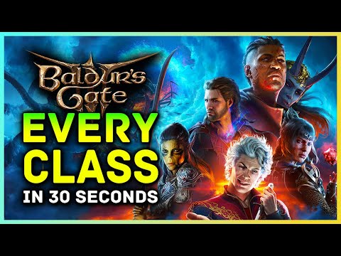 Baldur's Gate 3 | Every CLASS In 30 Seconds - Which Class Is Right For You?