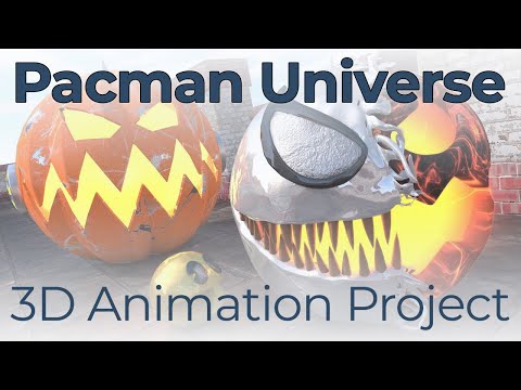 Pacman Universe – Stylized Robotic Characters 3D Animation | Episode 12