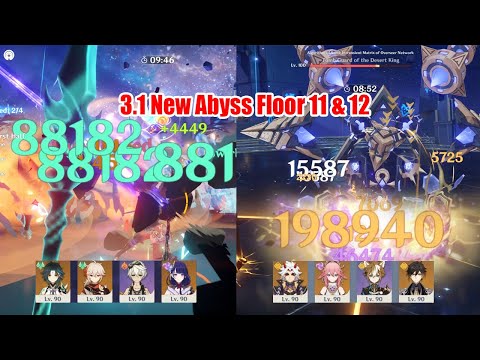 3.1 New Abyss Floor 11 & 12 Xiao C6 ft Itto C6 Speed Run - Tomb Guard of the Desert King Add