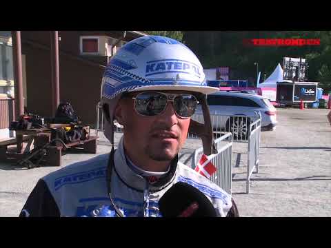 Carl-Johan Jepson körde Handsome Brad i Harper Hanovers Lopp 2018