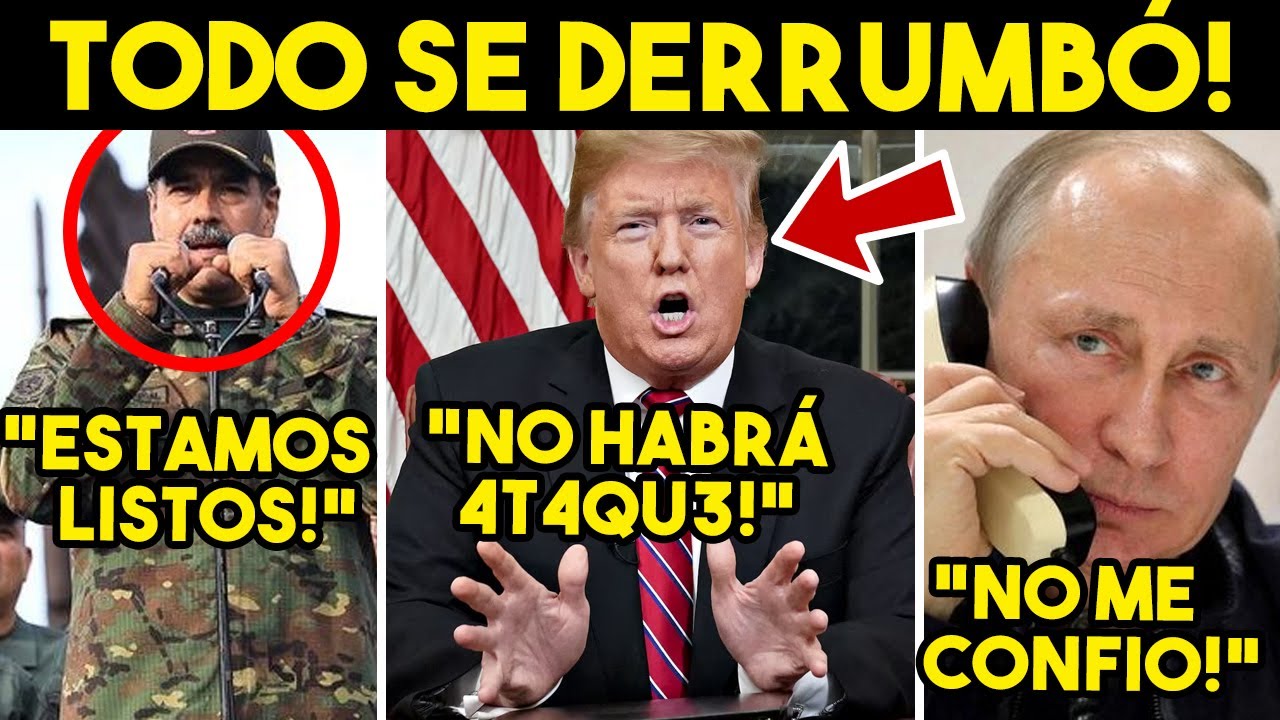 TOMALA! TRUMP NO AGUANTO, CANCELA TODO. SALE VENEZUELA CON RUSIA. ADVERTENCIA A MEXICO