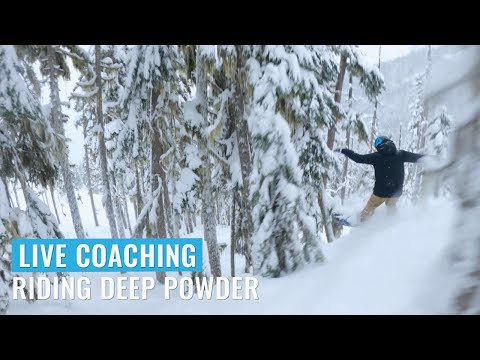 Cноуборд Tips For Riding in DEEP Powder
