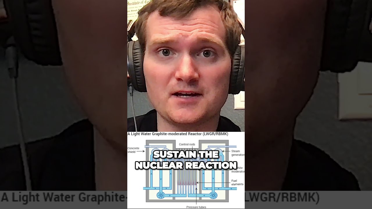 Nuclear Engineer Explains how an RBMK Reactor Works in Less than 30 Seconds #nuclear