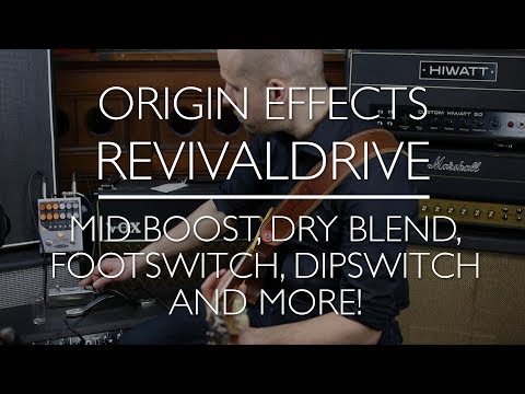 Origin Effects RevivalDRIVE - A Rough Guide - Part 4: utility controls, footswitch & dipswitch