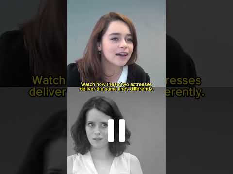 Comparing Audition Tapes of Emilia Clarke and Claire Foy #shorts