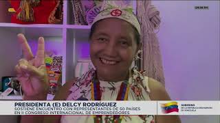 Delcy Rodríguez en Encuentro de Emprendedores, 14 de mayo de 2026
