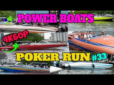 POWER BOATS | POKER RUN | BOATS VS WAVES | MIAMI