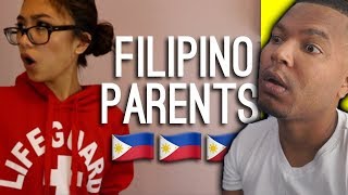 Growing Up With Filipino Parents | REACTION