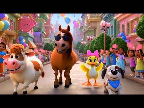 Parada animalelor de la ferma - Cantecel pentru copii