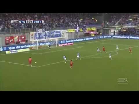 FC Zwolle vs PSV Eindhoven 27.04.2014; first goal