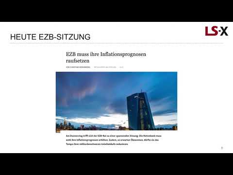 EZB-Sitzung im September 2021: Inflation erneut das Thema, Ausblick für Sparer = Negativzinsen