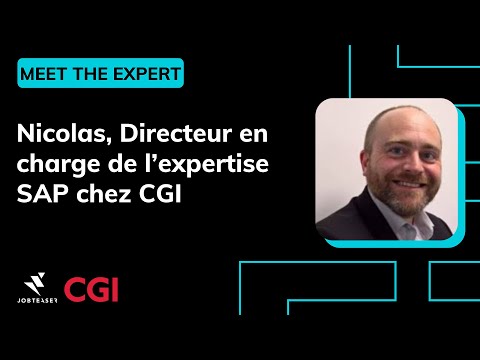 Nicolas, Expert SAP chez @CGI - MEET THE EXPERT