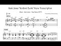 Hank Jones "Yardbird Suite" Piano Transcription