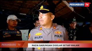 Razia Malam Di Kubu Rokan Hilir, Tekan Peredaran Sabu