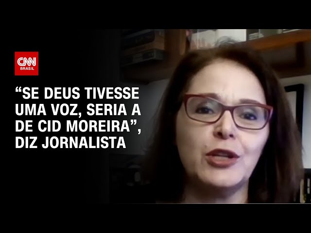 “Se Deus tivesse uma voz, seria a de Cid Moreira”, diz jornalista | LIVE CNN