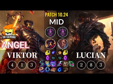 SN Angel Viktor vs Lucian Mid - KR Patch 10.24