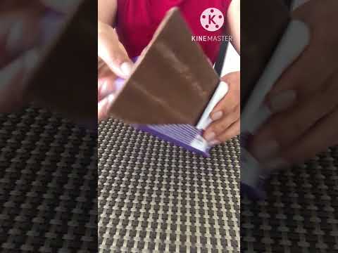 MILKA TRIPLE CHOCO CACAO BAR🍫 #shorts #youtubeshorts #asmr #satisfying @blessedchannel28