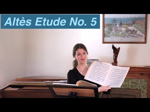 Altès Etude No. 5 - April Clayton, Flute