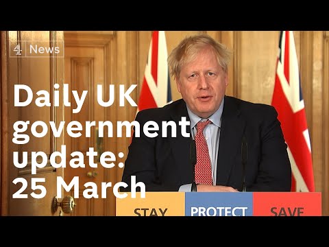 英国政府のコロナウイルスの最新情報：ジョンソンは、テストを強化することを約束 - 25日3月 (UK gov coronavirus update: Johnson promises to ramp up testing - 25th March)