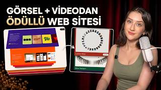 Görsel ve Videodan Awwwards Tarzı Ödüllü Web Sitesi Yaptım