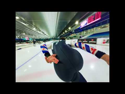 Easy, high quality speed skating intervals in Thialf