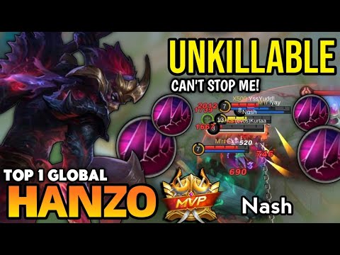 HANZO BEST BUILD 2022 | TOP 1 GLOBAL HANZO GAMEPLAY | MOBILE LEGENDS✓