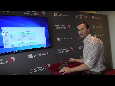 Full Windows 10 on ARM 64bit 10nm Qualcomm Snapdragon 835