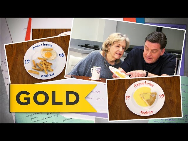 Dinnerladies Diaries | Personalised Plates From Victoria Wood | Gold