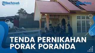 Mempelai masih di Pelaminan, Elmiza Cerita Kepanikan saat Puting Beliung Hantam Tenda Pesta
