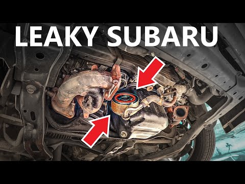 Subaru EJ Oil cooler gasket | Fixing a leaky subaru