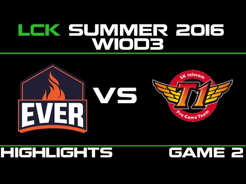 ESC vs SKT Game 2 Highlights LCK Champions 2016 W10D3 ESC Ever vs SK Telecom T1   SKT vs ESC   LCK L