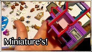 Mini Doll House & Miniatures ~full project VIDEO JOURNAL for Monster & Ever After High Doll Rooms