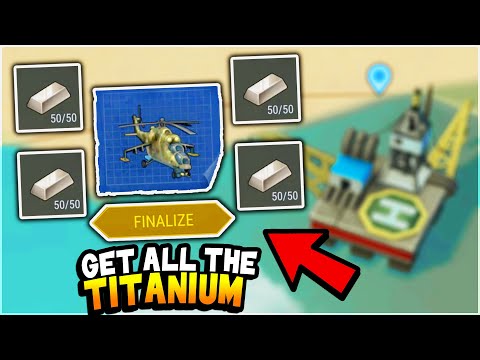GET ALL THE TITANIUM! (Helicopter, Oil Rig, Bunker Charlie...) - Last Day on Earth Survival