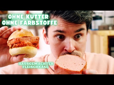 Leberkäse und Fleischkäse Zuhause selber machen - Ohne Kutter oder Farbstoffe!