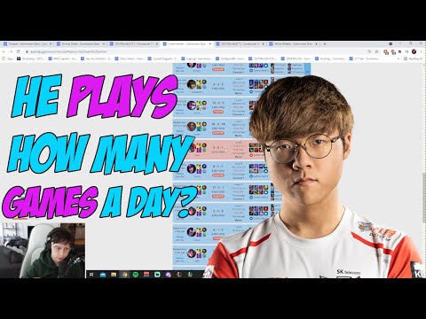 How much T1 Teddy plays a day..