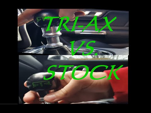 Steeda Tri-Ax Short throw vs Stock | Throw Length Difference | S550 Mustang build