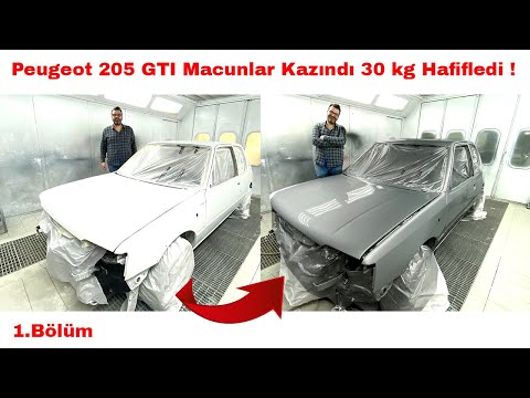 Peugeot 205 GTI | Macunlar Kazındı 30 kg Hafifledi ! 1.Bölüm