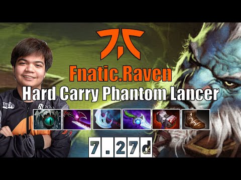 Phantom Lancer | Fnatic.Raven | Hard Carry Phantom Lancer | 7.27d Gameplay Highlights