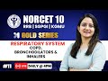 NORCET 10 Preparation COPD Bronchodilators Inhalers GOLD Series Pooja Mam