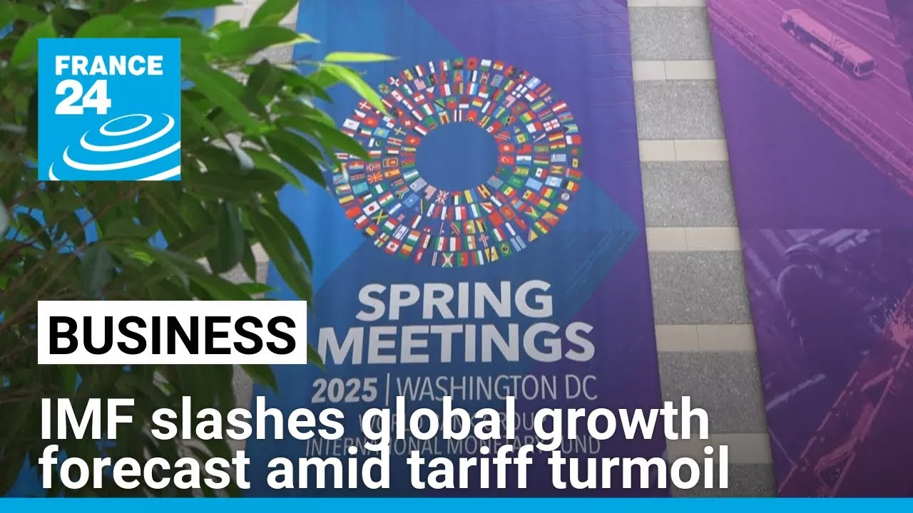 IMF slashes global growth forecast amid Trump tariff turmoil • FRANCE 24 English
