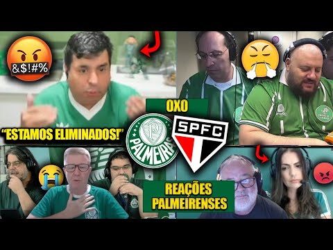 REAÇÕES dos PALMEIRENSES FURIOSOS com o EMPATE - PALMEIRAS 0X0 SÃO PAULO [REACT PAULISTÃO 2025]