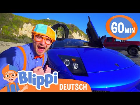 Alles über Sportwagen  | Blippi Deutsch | Abenteuer und Videos für Kinder