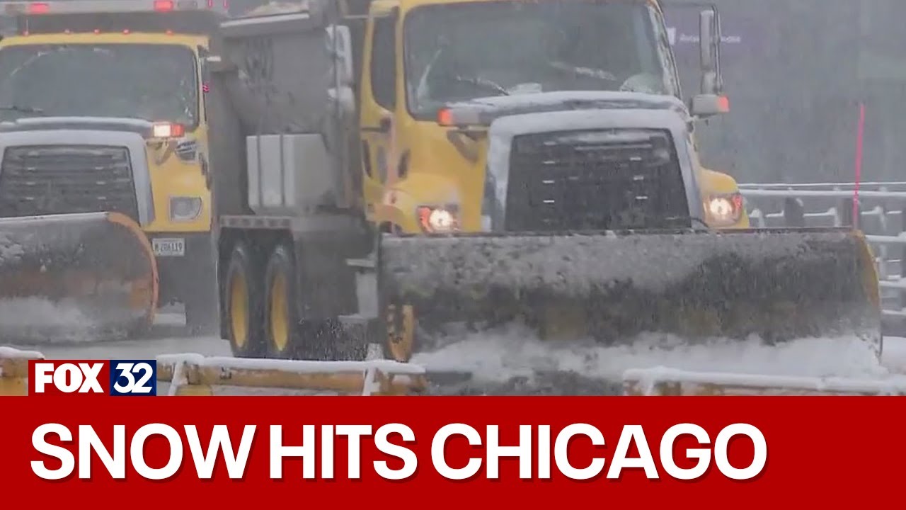 Chicago drivers, travelers caught off guard by periods of heavy snow