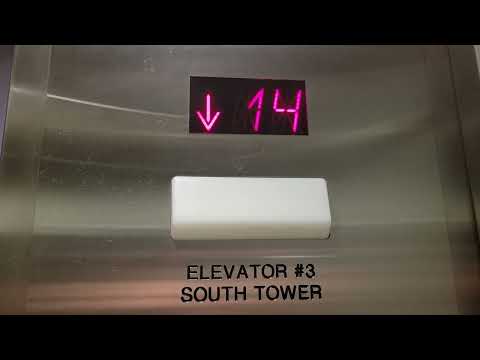 RUINED 1986 Westinghouse Traction South Elevators @ Hyatt Regency Orange County, Garden Grove CA