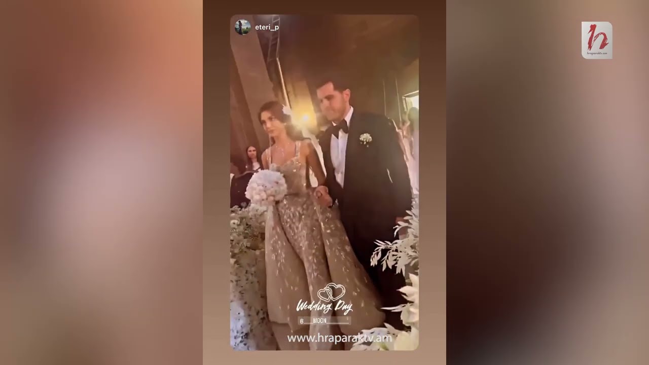 Բացառիկ կադրեր Սամվել Ալեքսանյանի դստեր հարսանիքից