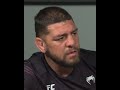 Nick Diaz keeps it ? about fighting Robbie Lawler at #UFC266 #shorts
