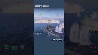 WoWsL ｜🟢ブルアカコラボ艦長、ノノミⅡ【WoWsLegends】 #shorts #short #ゲーム #初見