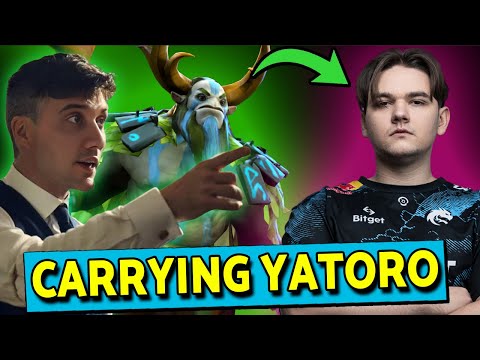Arteezy's Nature's Prophet Support Hard Carries Yatoro (UNEXPECTED!)