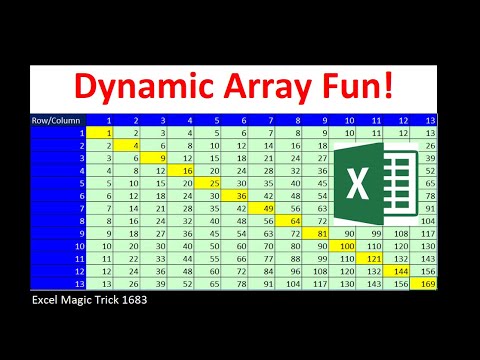 Comprehensive Excel Dynamic Array Formula Lesson The Power of Array Formulas EMT 1516
